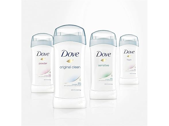 Dove Original Clean Deo 2.6oz 2pk