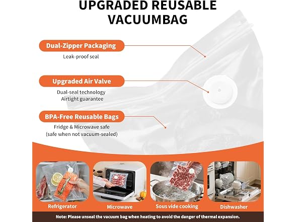 Olecha Handheld Vacuum Sealer 20 Bags