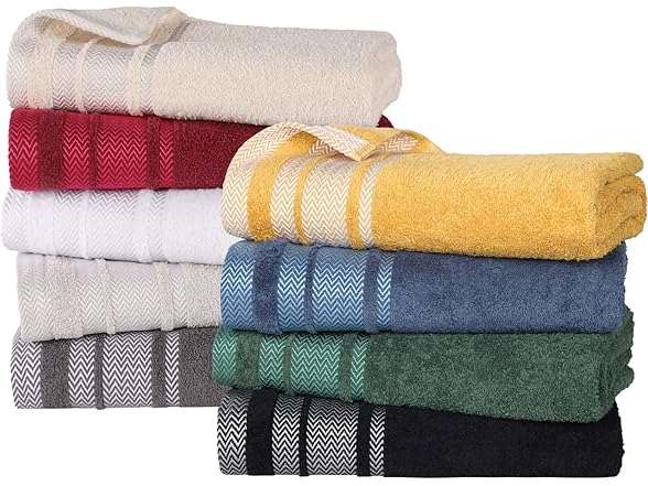 Superior 2PC Hays Cotton Bath Towel, Cranberry
