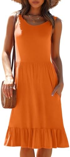 Women's Round Neck Summer Sundress