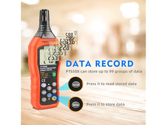 Protmex Temperature Humidity Meter