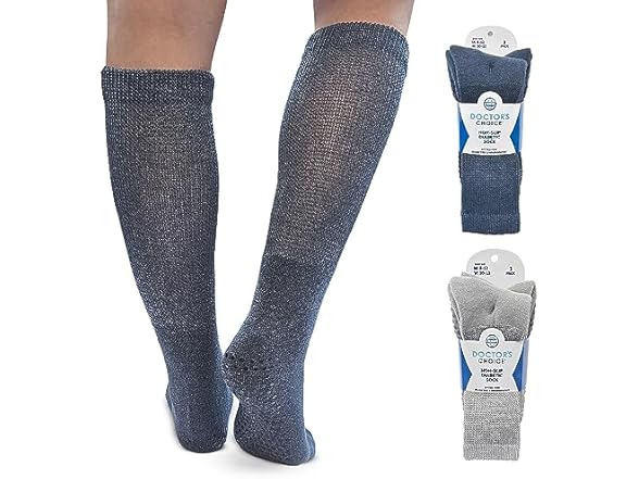 Doctor's Choice Non-Slip Diabetic Socks