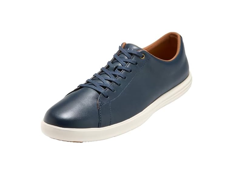 Cole Haan mens Grand Crosscourt Ii Sneaker, Navy Leather Brnsh, 10.5 US