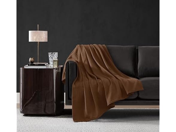 Chocolate Brown Throw