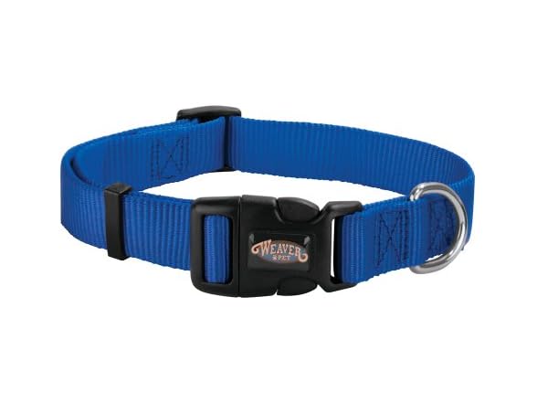 Nylon Prism Snap-N-Go Collar by Weaver Leather Blue
