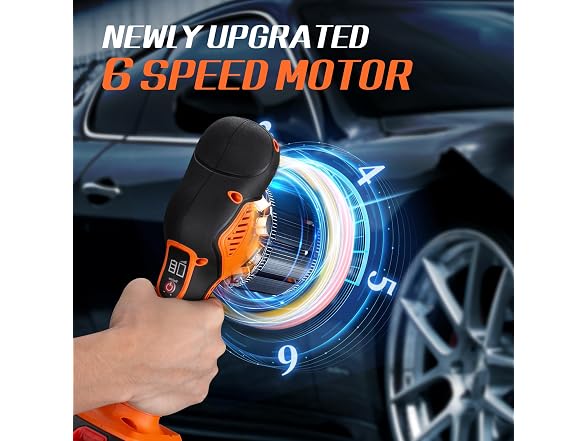 Protmex Cordless Car Buffer Polisher