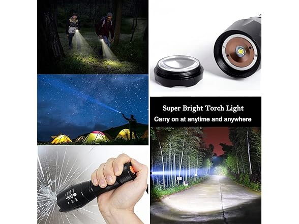 Miular Military Grade Flashlight 2 Pack