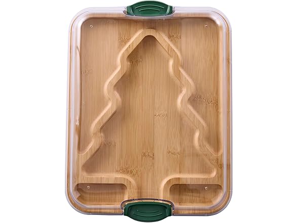 Farberware Tree Build-A-Board with Clear Locking Lid 