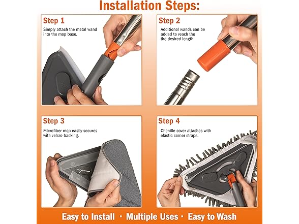 wishFIX Wall Cleaner with Long Handle