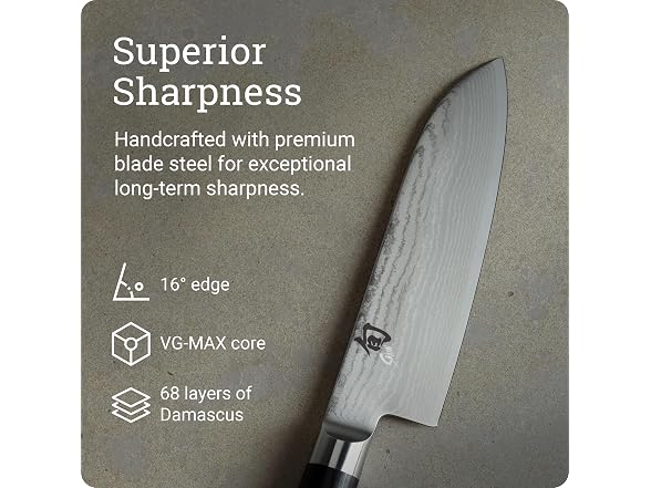 Shun Classic 7 inch Santoku Knife