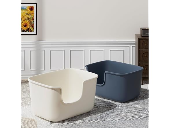 Vealind Large Cat Litter Box