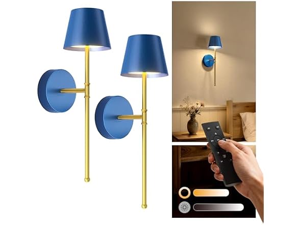 UME Wireless Sconces Set of 2