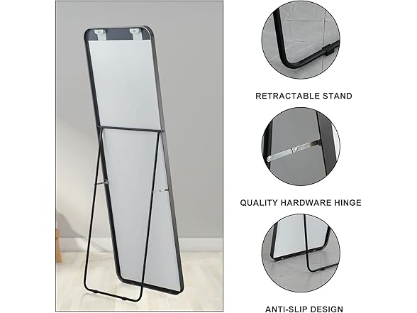 NeuType 65"x22" Full Length Mirror Floor