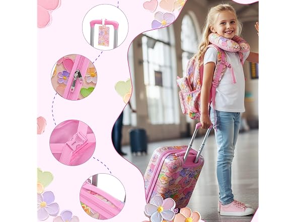 Rosamo 16’’ Kid’s Luggage Set