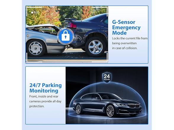 SUVCON Dash Cam Front and Rear