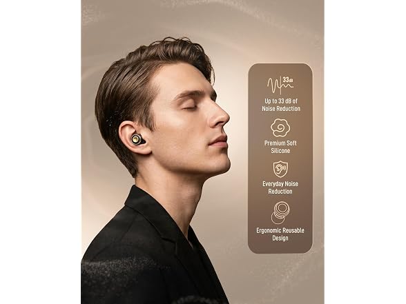 Reusable Noise-Blocking Earplugs