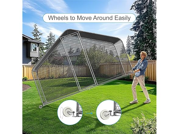 PETS TUFF Chicken Chalet - 124”x81”x79”
