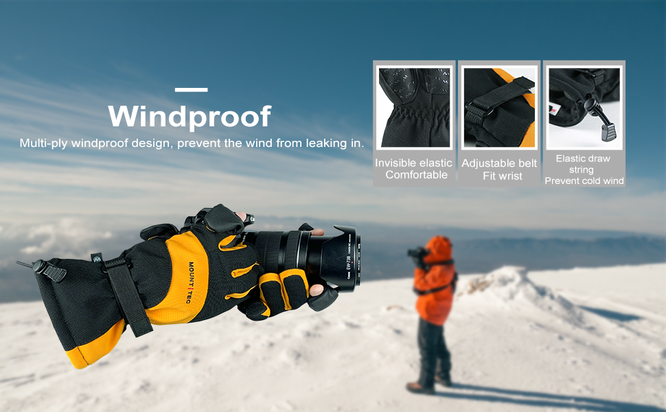 Mount Tec Windproof Photography Gloves - Gallery 23