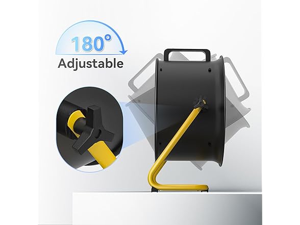 CCGIRU 16" High Velocity Floor Fan, 3000 CFM 3-Speed Industr (Open Box)