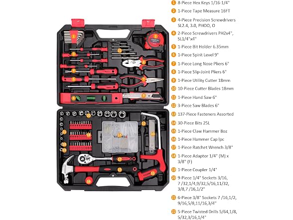KingTool 226 Piece Tool Set - Gallery 2