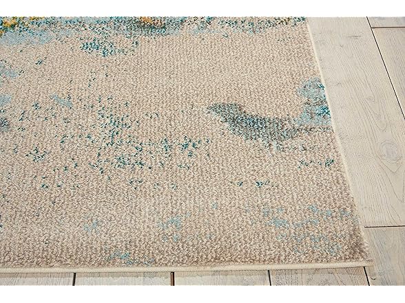Nourison Celestial Modern Abstract Seali