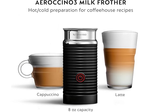 Nespresso VertuoPlus Deluxe Coffee and Espresso Machine Bundle