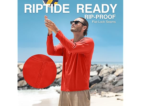 Kanu Men's Red L/S Rashguard (M)