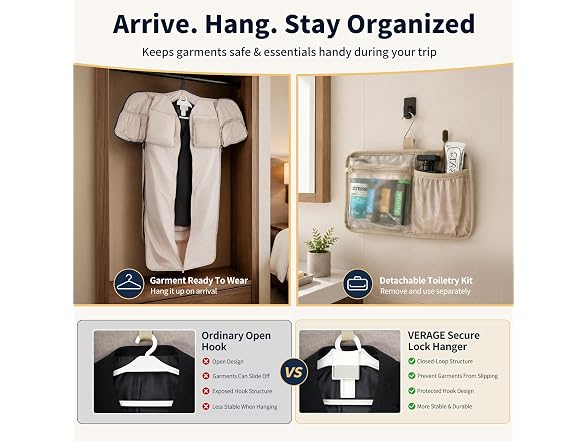 VERAGE Carry On Suit Travel Bag