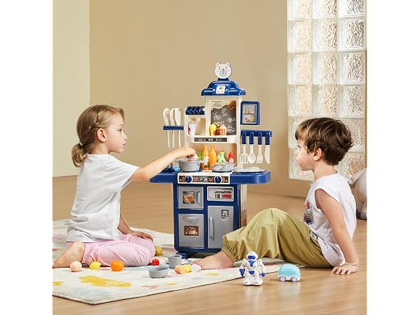 Kids Kitchen Playset, Toddler Kitchen with