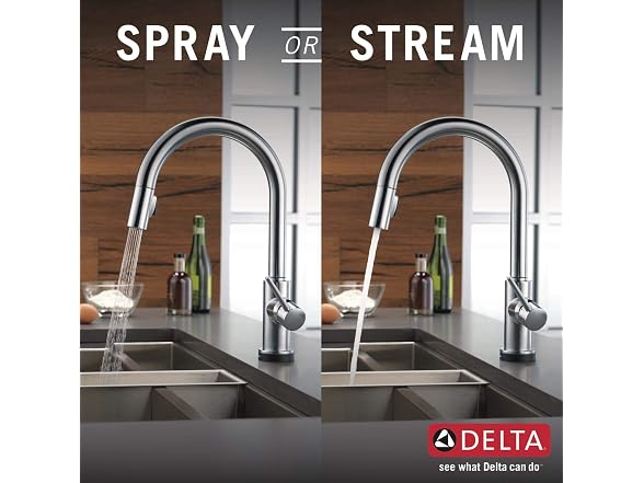 Delta Trinsic Brushed Nickel Touch Kitchen Faucet