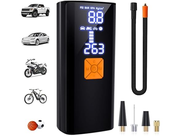 Tire Inflator Portable Air Compressor