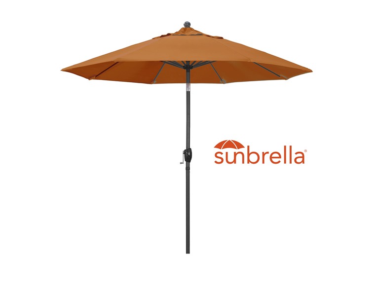 California Umbrella PTS908078-5445 9' Round 9'Rd T