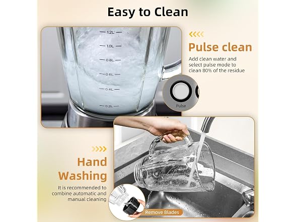 Uten 800 Watt Fast Countertop Blender - Gallery 6