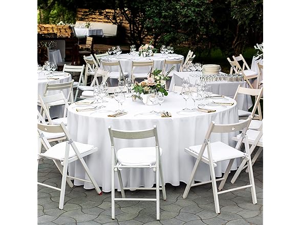 10 Pack 120 Inch Round Tablecloth