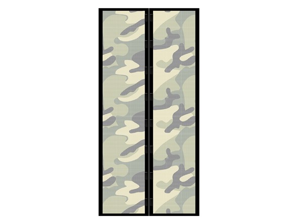 Seamless Outdoors Magnetic Mesh Screen Door Camo