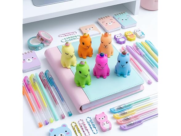 Mini Capybara Squeezy Figurines - 1" (100 Pcs.)