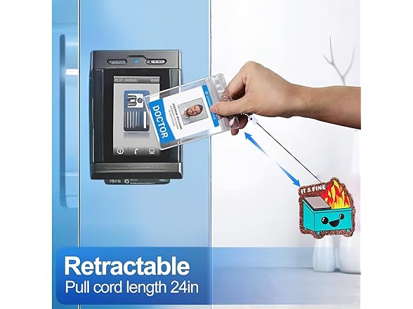 Funny Dumpster Fire Badge Reel 