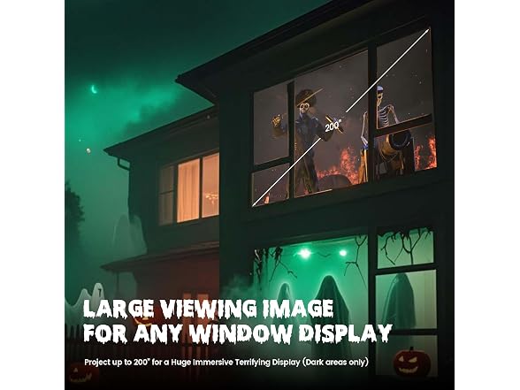 AAXA HP Halloween Projector (2026 Upgraded)