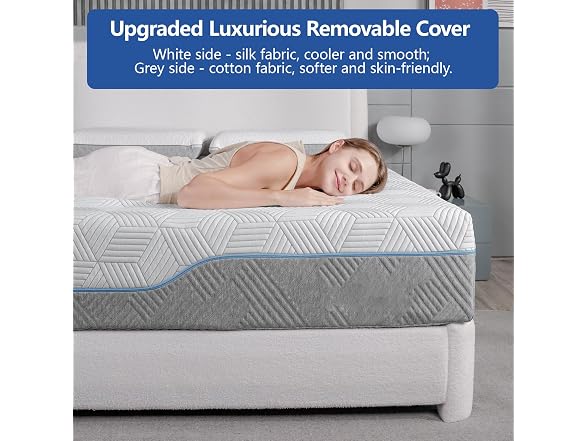 WEUP Extra Firm 14"  Memory Foam Mattress Queen