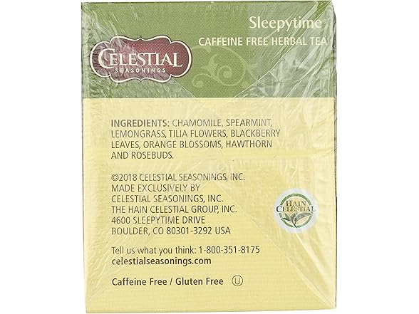 20CT Celestial Seasonings Herbal Tea, Sleepytime