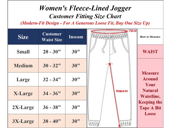 3Pk Womens Fleece Jogger Pants