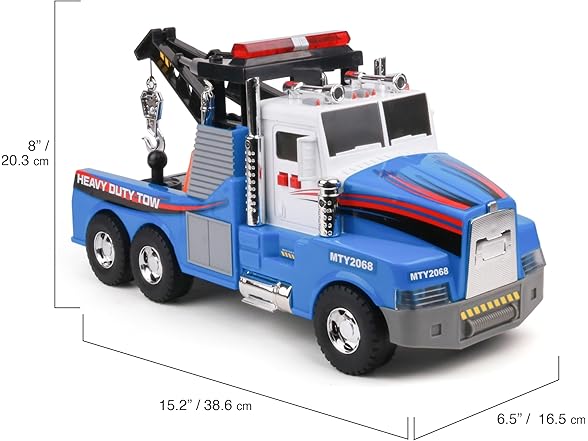 Mighty Fleet Mighty Motorized Tow Truck