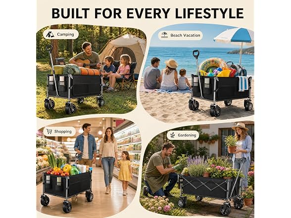 Everyfun Electric Utility Wagon 330 Lbs