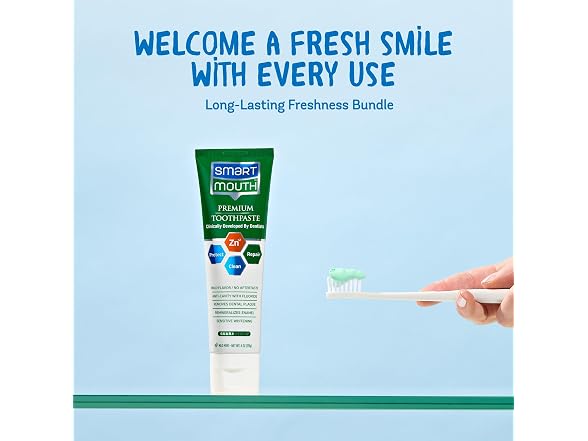 SmartMouth Anti Cavity Zinc Toothpaste 6oz