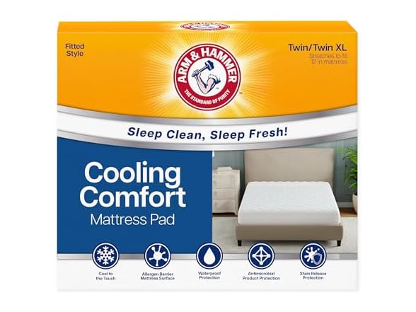 Arm & Hammer Cooling Comfort Mattress Pad