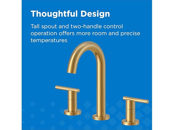 Gerber Parma 3-Hole Widespread Bathroom Sink Faucet