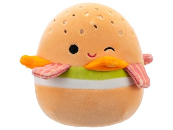 Squishmallows Original 5-Inch Geronimo Breakfast Bagel