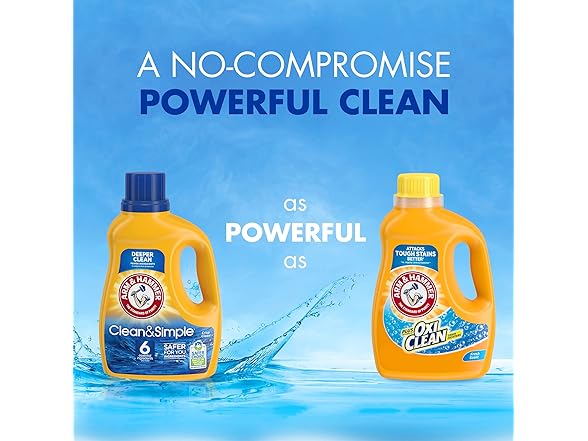 Arm & Hammer Clean & Simple, 25 Loads Li