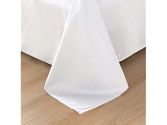 Elegant Comfort 2Pk Flat Sheet, Twin