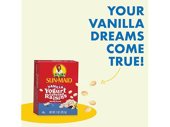 Sun-Maid Yogurt Raisins 1oz (6pk)